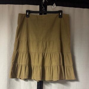 American Eagle Outfitters A-Line Tan Skirt